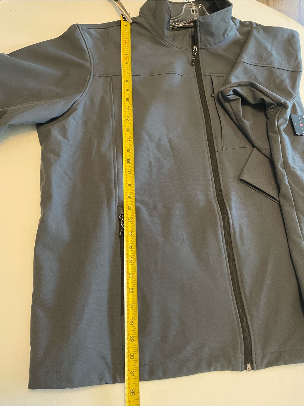 Swiss Tech Men's Slate Gray Softshell Performance Jacket - Picture 13 of 14